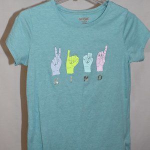 Sign Language "KIND" Shortsleeve Tee Shirt